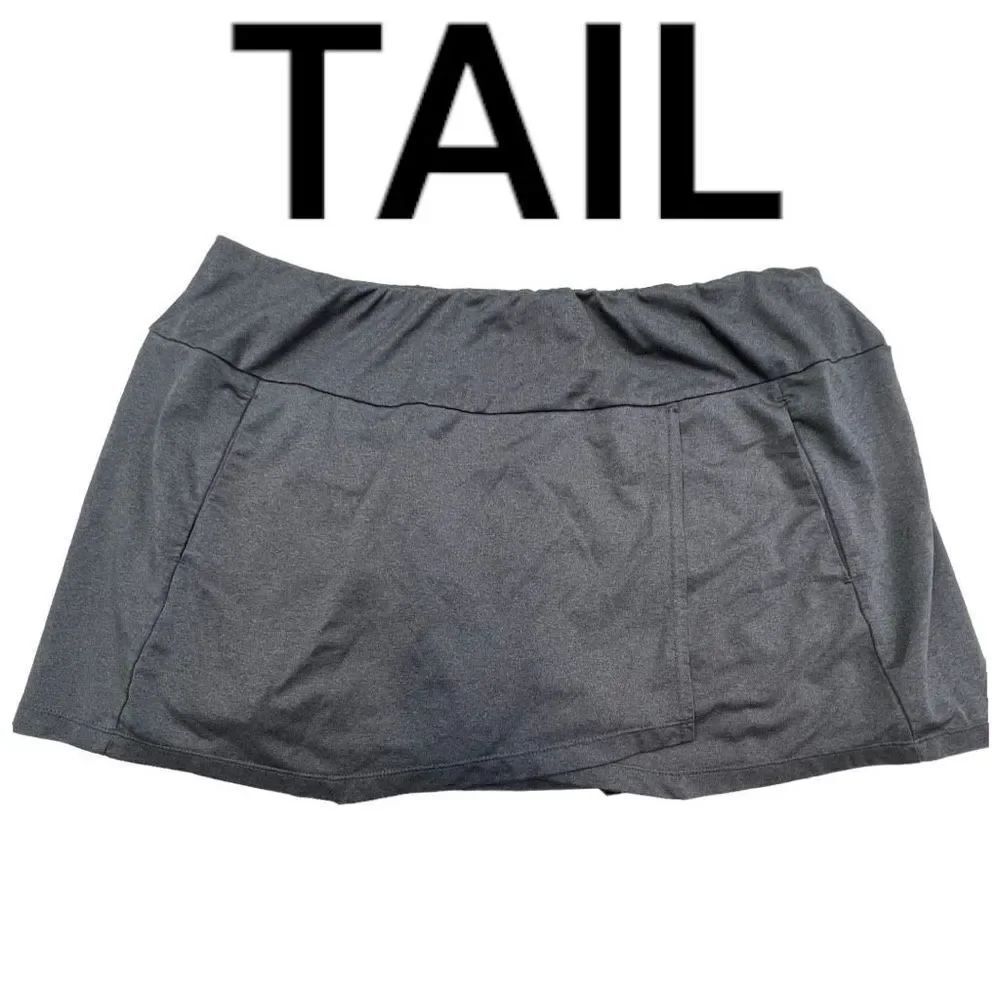 Tail Athletic Skort Skirt Women's 2XL Black Flat Front Stretch versatile Golf
